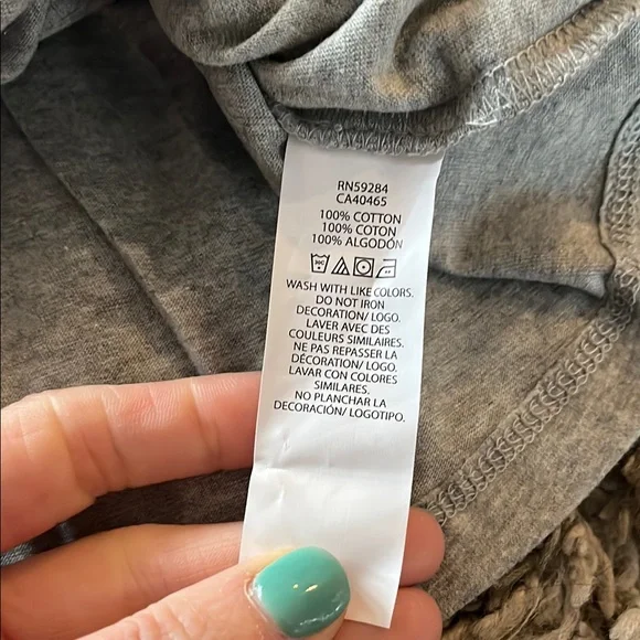 Children’s Place Kids’ Long Sleeve Gray Shirt - Picture 4 of 5